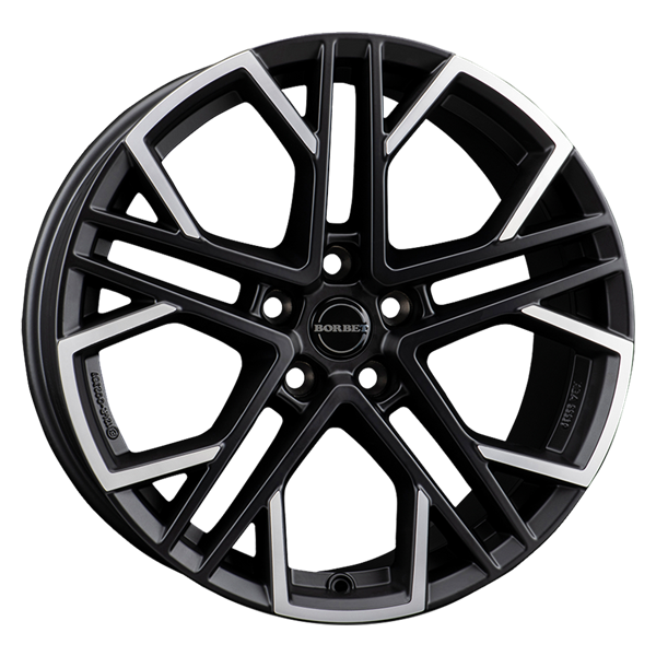 Borbet XV black polished 8,50x19 5x112,00 ET45,00