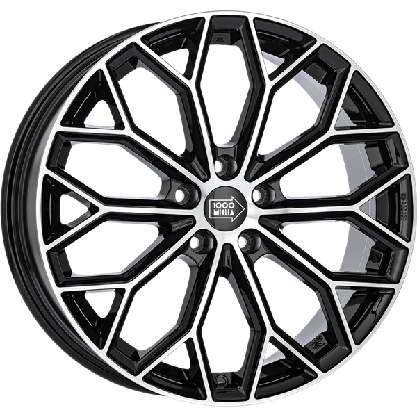 Mille Miglia MM1030 Black Polished 8,00x18 5x114,30 ET45,00