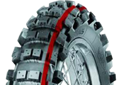 Mitas C-16 120/90-19 66 N Rear TT M/C White, WIN FRIC
