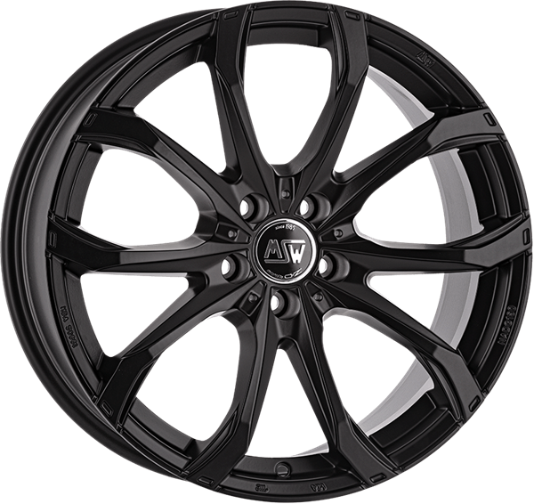 MSW 48 Matt Black 7,50x17 5x108,00 ET45,00