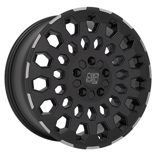 MSW 99 VAN Matt Black Lip Polished 8,00x17 5x108,00 ET45,00