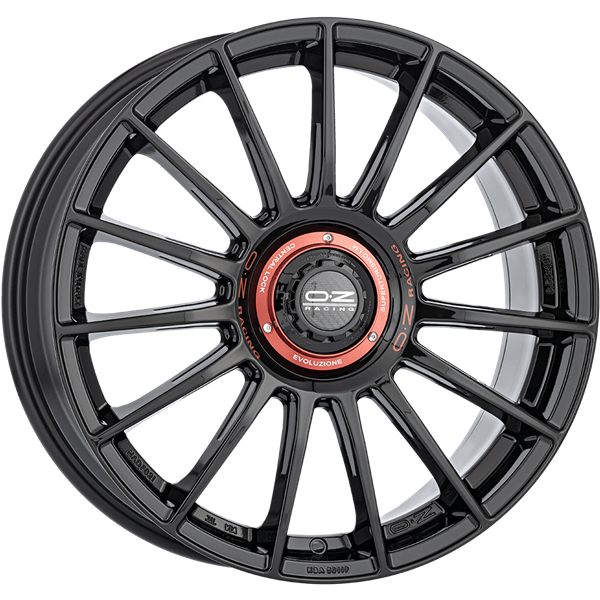 OZ SUPERTURISMO EVOLUZIONE GLOSS BLACK 8,00x18 5x112,00 ET48,00