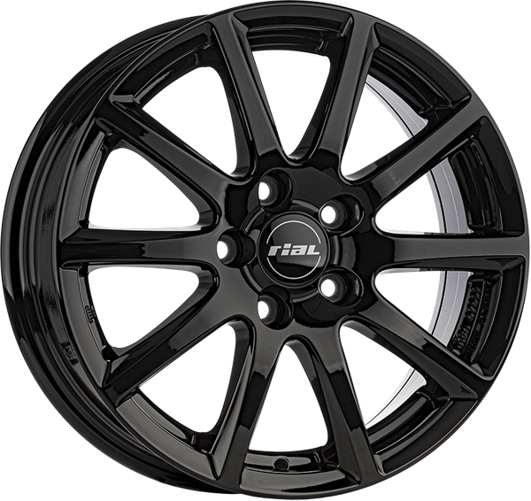 RIAL Milano Black Gloss 6,50x16 5x114,30 ET45,00