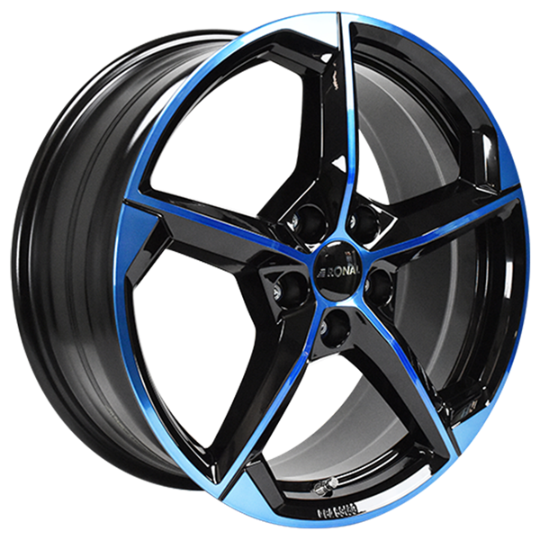 Ronal R66 Jetblack Blue 8,00x19 5x112,00 ET35,00