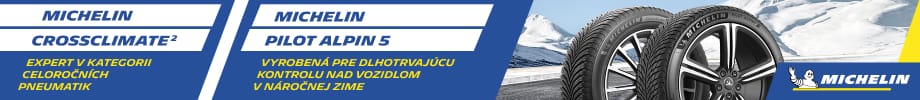 Kúpte si sadu zimných alebo celoročných pneumatík Michelin!