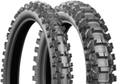 Detailný pohľad na behúň Bridgestone X20 90/100-21 57 M Front TT