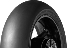 Detailný pohľad na behúň Dunlop Sportmax GP Racer Slick D212 190/55 R17 Rear TL M