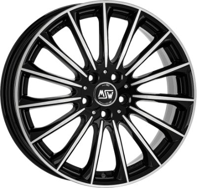 MSW 30 Black Polished 7,50x18 5x112,00 ET40,00