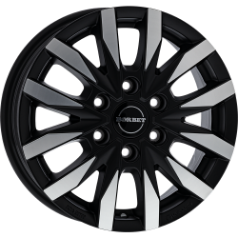 Borbet CW6 black polished