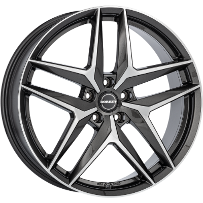 Borbet Z anthracite polished 7,50x18 5x112,00 ET40,00
