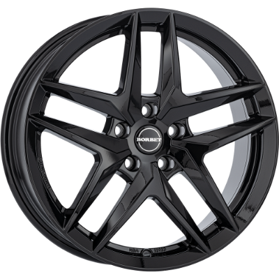 Borbet Z black glossy 7,00x17 5x112,00 ET48,50