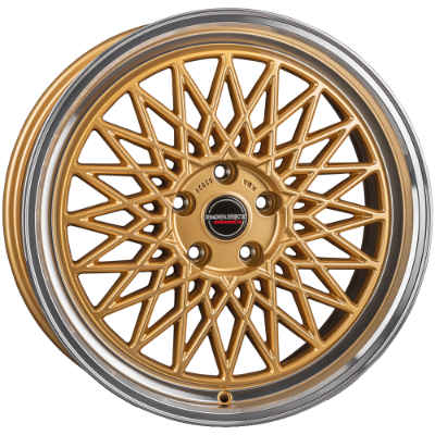 Borbet B gold rim polished 7,00x17 4x100,00 ET30,00