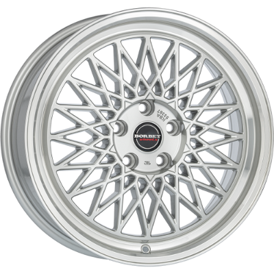 Borbet B silver rim polished 7,00x17 4x108,00 ET38,00