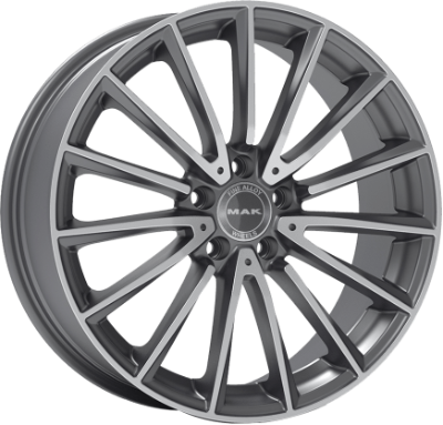 MAK Komet Gun Metallic Mirror 7,50x17 5x112,00 ET45,00