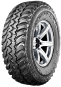 Detailný pohľad na behúň Bridgestone Dueler M/T 674 265/75 R16 119 Q POR