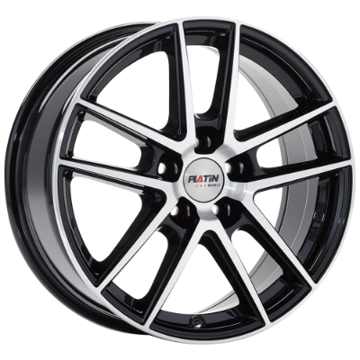 PLATIN Wheels P 73 Black Polished 8,00x18 5x108,00 ET45,00