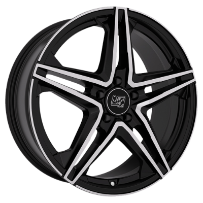MSW 31 Black Polished 7,50x18 5x112,00 ET48,00