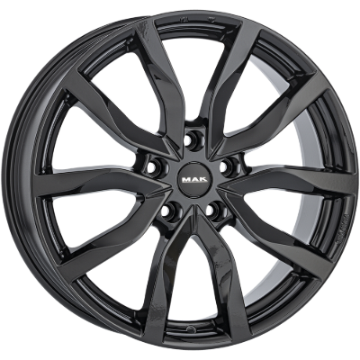 MAK Highlands Gloss Black 8,50x20 5x108,00 ET45,00