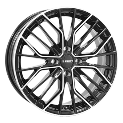 itWHEELS Tiara 4 Black Polished 6,50x16 4x98,00 ET34,00