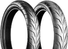 Detailný pohľad na behúň Bridgestone BT 39 120/80-17 61 S Rear TL M/C