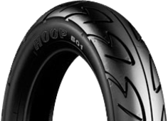 Detailný pohľad na behúň Bridgestone B01 120/80-12 65 J Front/Rear TL