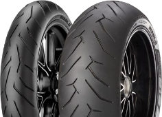 Detailný pohľad na behúň Pirelli Diablo Rosso II 170/60ZR17 (72 W) Rear TL M/C